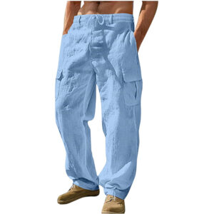 Dramagine - Men's Cotton-Linen Work Pants